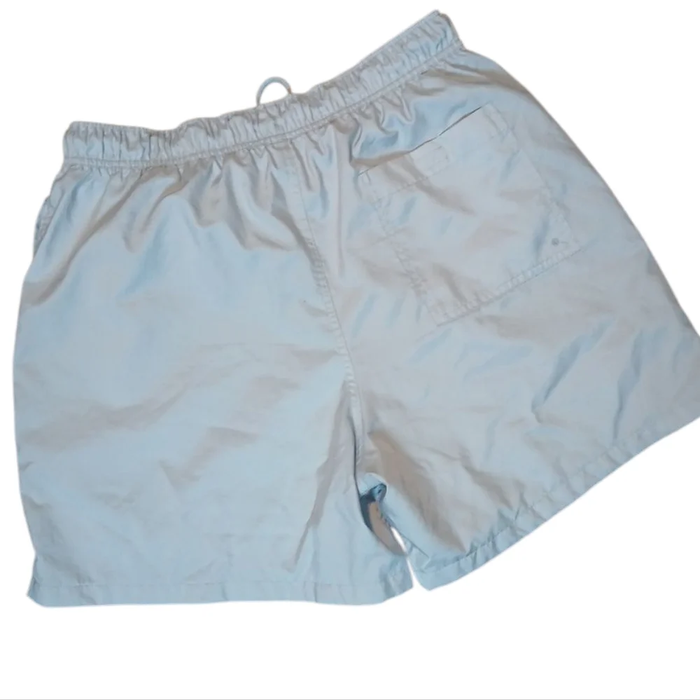 Nike Sportswear Men's Club Woven Track Shorts Nylon Shiny Light Grey Large